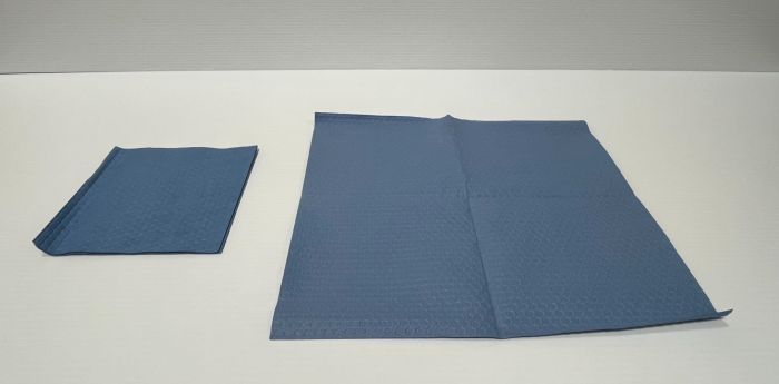 Formalin Neutralizing Towelettes Blue (wipes) 200 per cs 12x13