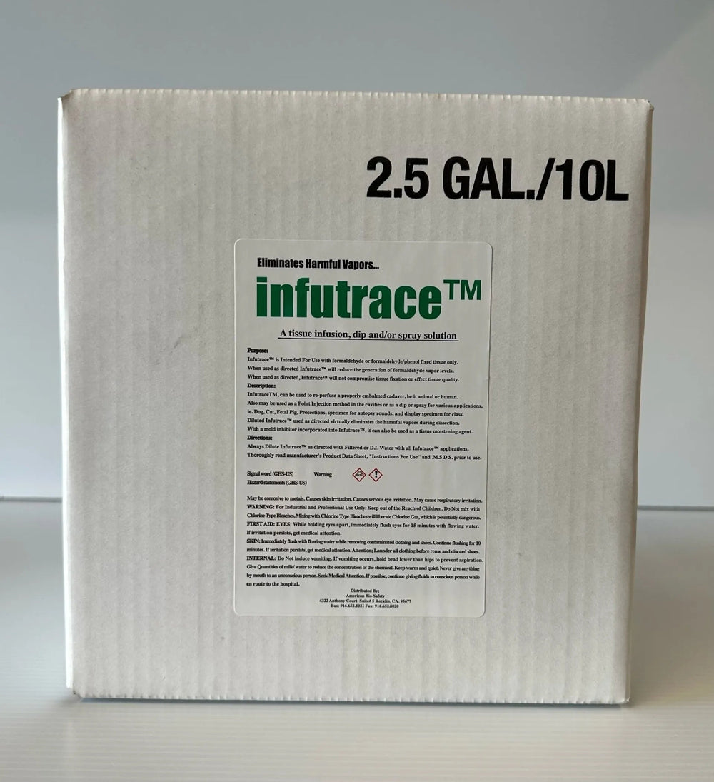 Reduces Formaldehyde and Phenol vapors from Human and Animal cadavers