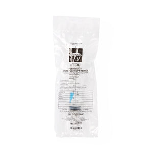 Enteral Feeding Syringe with IV Pole Bag, Flat Top with Ring, 60 cc Enteral Feeding Syringe with IV Pole Bag, Flat Top with Ring, 60 cc