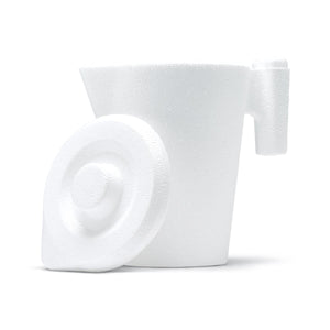 Bedside Foam Pitcher, Handle and Lid, Plastic Liner, 32 oz. Bedside Foam Pitcher, Handle and Lid, Plastic Liner, 32 oz.