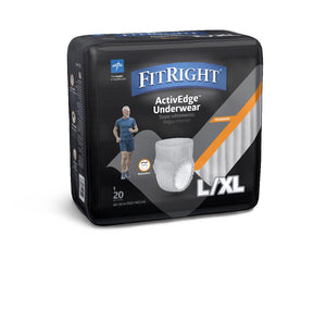 FitRight ActiveEdge Ultra Incontinence Underwear for Men, Size L/XL, For Waist Size 40"-56" FitRight ActiveEdge Ultra Incontinence Underwear for Men, Size L/XL, For Waist Size 40"-56"