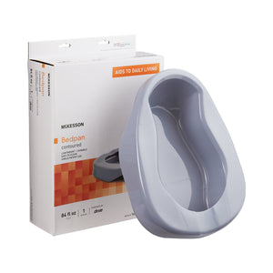 McKesson, Contoured Bedpan, Count of 6 McKesson, Contoured Bedpan, Count of 6