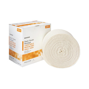 McKesson, Elastic Tubular Support Bandage 3-1/2 Inch X 11 Yard Large 182-13114E, Box Of 1 McKesson, Elastic Tubular Support Bandage 3-1/2 Inch X 11 Yard Large 182-13114E, Box Of 1