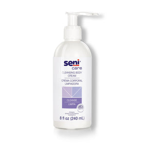 Rinse-Free Body Wash Seni Care Cream 8 oz. Pump Bottle Light Scent Rinse-Free Body Wash Seni Care Cream 8 oz. Pump Bottle Light Scent