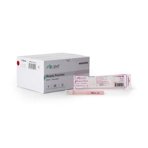 McKesson, Argent Disposable Biopsy Punches 5.0 mm, Box Of 25 McKesson, Argent Disposable Biopsy Punches 5.0 mm, Box Of 25