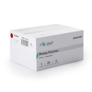 McKesson, Argent Disposable Biopsy Punches 6.0 mm, Box Of 25 McKesson, Argent Disposable Biopsy Punches 6.0 mm, Box Of 25