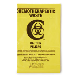 McKesson, Chemo Waste Bag McKesson 30 - 33 gal. Yellow 31 X 41 Inch, Count of 100 McKesson, Chemo Waste Bag McKesson 30 - 33 gal. Yellow 31 X 41 Inch, Count of 100