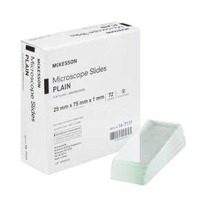 McKesson, Microscope Slide McKesson 1 X 3 Inch X 1 mm Plain, Case Of 20 McKesson, Microscope Slide McKesson 1 X 3 Inch X 1 mm Plain, Case Of 20