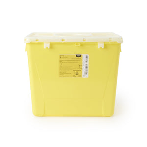 McKesson, Sharps Container McKesson Prevent 13-1/2 H X 17-3/10 W X 13 L Inch 8 Gallon Yellow, Count of 9 McKesson, Sharps Container McKesson Prevent 13-1/2 H X 17-3/10 W X 13 L Inch 8 Gallon Yellow, Count of 9