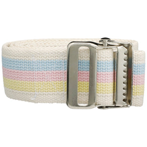 McKesson, Gait Belt 60 Inch Length Pastel Stripe 858 McKesson, Gait Belt 60 Inch Length Pastel Stripe 858