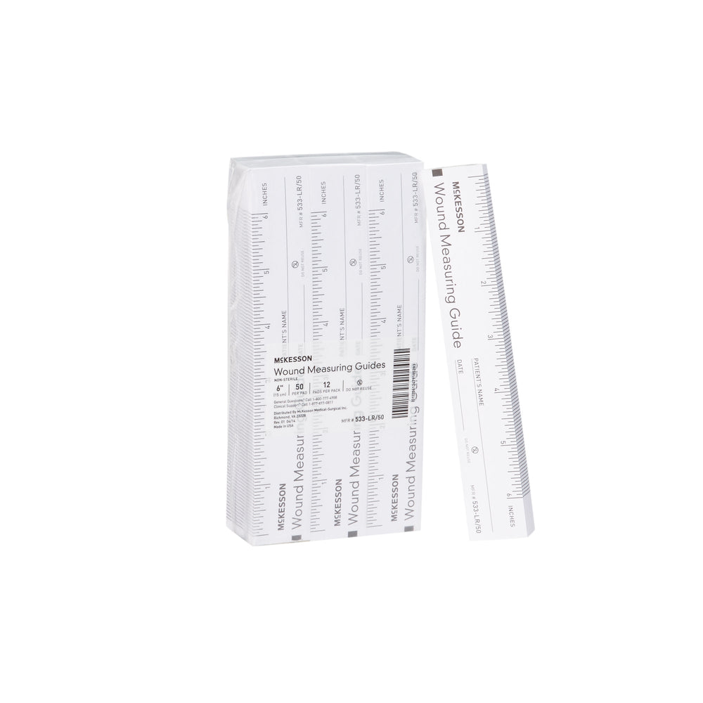 McKesson, Wound Measuring Guide McKesson 6 Inch Length Paper NonSterile, Count of 12