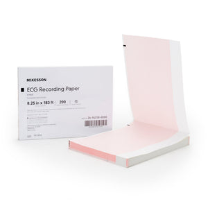 McKesson, ECG Recording Paper McKesson 8-1/4 Inch X 183 Foot Z-Fold, Pack Of 200 McKesson, ECG Recording Paper McKesson 8-1/4 Inch X 183 Foot Z-Fold, Pack Of 200