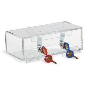 Marketlab Keyed Lock Boxes • Double-Lock (Keyed Differently), Large • 13.75"W x 8.125"D x 5.875"H Marketlab Keyed Lock Boxes • Double-Lock (Keyed Differently), Large • 13.75"W x 8.125"D x 5.875"H