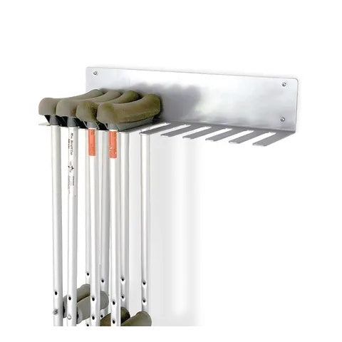 Wall Mounted Crutch Storage Rack • 18"W x 7"D x 4"H