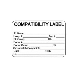 "Compatibility" • White • 3"W x 2"H "Compatibility" • White • 3"W x 2"H