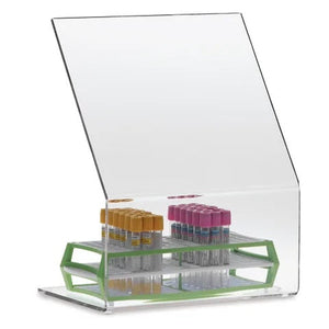 Marketlab Antimicrobial Biohazard Shield, Small • 11.5"W x 7.5"D x 15"H Marketlab Antimicrobial Biohazard Shield, Small • 11.5"W x 7.5"D x 15"H