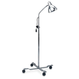 Deluxe Exam Lamp • 3-Wire Plug, With Mobile Base • 7.5"W x 7.5"L x 33"H Deluxe Exam Lamp • 3-Wire Plug, With Mobile Base • 7.5"W x 7.5"L x 33"H