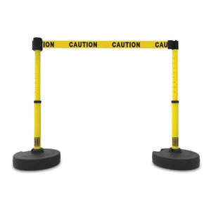 PLUS Barrier, 2 Pack—Yellow, “Caution” PLUS Barrier, 2 Pack—Yellow, “Caution”
