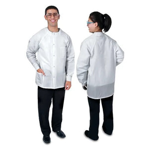 Unisex Short Length Lab Jacket • 31.5"L, Medium • White Unisex Short Length Lab Jacket • 31.5"L, Medium • White