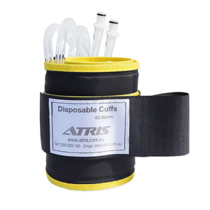 Disposable Tourniquet Cuffs • Single, Dual Port • Contoured • Leg Disposable Tourniquet Cuffs • Single, Dual Port • Contoured • Leg