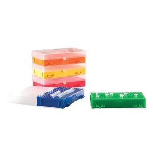 Reversible PCR® Tube Rack • 5.16"W x 8.11"L x 2.13"H Reversible PCR® Tube Rack • 5.16"W x 8.11"L x 2.13"H