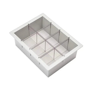 Narrow Pace Cart Accessories, 6" Narrow Tray with 1 Long and 3 Short Dividers Narrow Pace Cart Accessories, 6" Narrow Tray with 1 Long and 3 Short Dividers