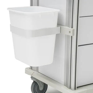 Accessories for Pace Carts and Narrow Pace Carts, Waste Basket • 11.5"W x 9"D x 13.25"H Accessories for Pace Carts and Narrow Pace Carts, Waste Basket • 11.5"W x 9"D x 13.25"H