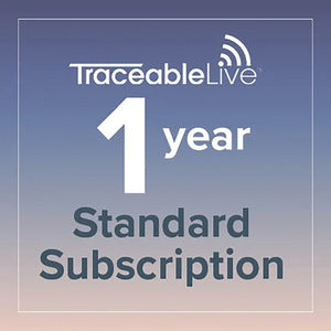 TraceableLive® Subscription, 1 Year • Standard Subscription TraceableLive® Subscription, 1 Year • Standard Subscription