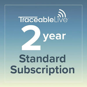TraceableLive® Subscription, 2 Year • Standard Subscription TraceableLive® Subscription, 2 Year • Standard Subscription