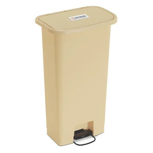 Marketlab Step-On Plastic Waste Receptacles, 24gal • Beige Marketlab Step-On Plastic Waste Receptacles, 24gal • Beige