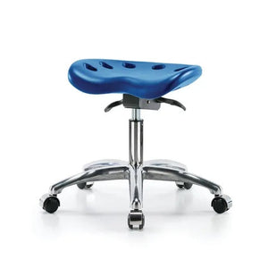 Tractor Stool, Desk Ht, Blue Tractor Stool, Desk Ht, Blue