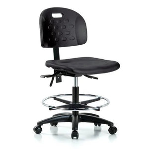 Handle Back Task Chair, Polyurethane Black Handle Back Task Chair, Polyurethane Black