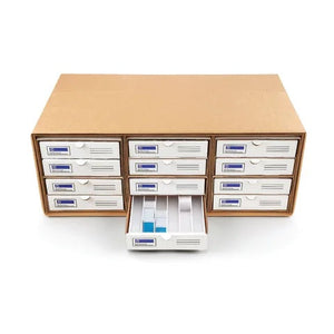 SuperLite Cassette Storage • 16.5"W x 27"L x 10"H, Corrugated with Plastic Insert SuperLite Cassette Storage • 16.5"W x 27"L x 10"H, Corrugated with Plastic Insert