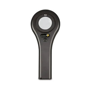 Mini Handheld Magnifier with 24 White LEDs, 5X Mini Handheld Magnifier with 24 White LEDs, 5X