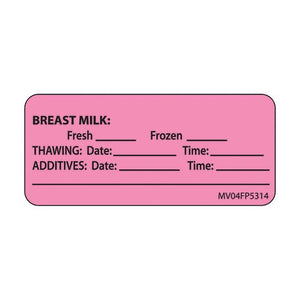 Breast Milk Information Label Breast Milk Information Label