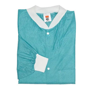 Disposable Lab Coat • 4X-Large, Teal Disposable Lab Coat • 4X-Large, Teal