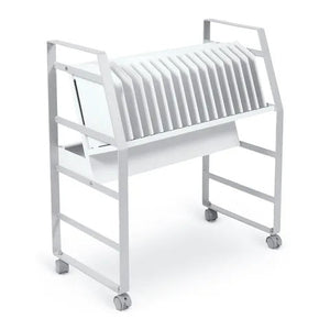 Tablet/Chromebook Open Charging Cart • 16-Slot • 27"W x 14.75"D x 30"H Tablet/Chromebook Open Charging Cart • 16-Slot • 27"W x 14.75"D x 30"H
