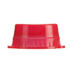 Solid Color Tube Caps, 13mm • Red Solid Color Tube Caps, 13mm • Red