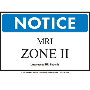 MRI Zone Signs MRI Zone Signs