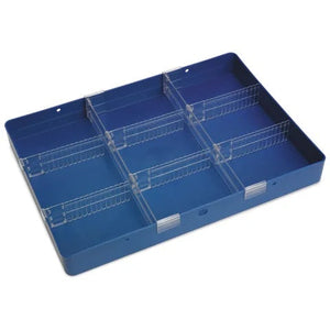 Tray, With Standard Dividers • Blue Tray, With Standard Dividers • Blue