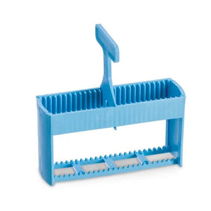 Staining Dippers, All Plastic Dippers • Each holds 25 Slides • 3.625"L x 1.1875" W x 3.625"H Staining Dippers, All Plastic Dippers • Each holds 25 Slides • 3.625"L x 1.1875" W x 3.625"H
