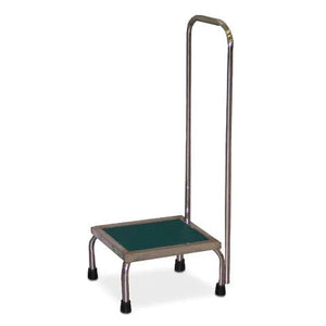 Heavy Duty Step Stool With 41"H Handrail • 16"W x 12"D x 8"H Heavy Duty Step Stool With 41"H Handrail • 16"W x 12"D x 8"H