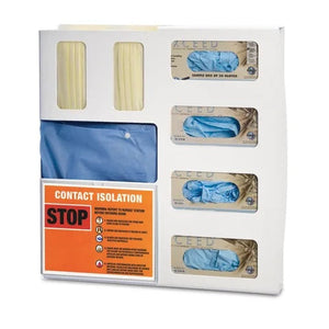 White ABS Quad Isolation Station • 22.88"W x 4.38"D x 22.88"H White ABS Quad Isolation Station • 22.88"W x 4.38"D x 22.88"H