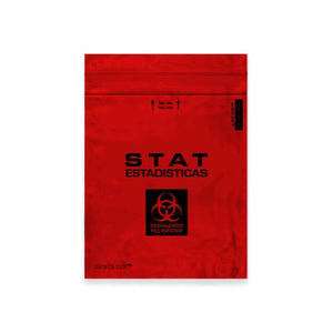 2-Pocket Zip-Closure Biohazard Specimen Bags, 8" x 10" Opaque Red • STAT 2-Pocket Zip-Closure Biohazard Specimen Bags, 8" x 10" Opaque Red • STAT