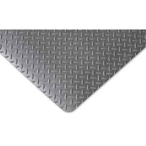 Diamond Tread Mat 9/16", 3'W x 5'L Grey Diamond Tread Mat 9/16", 3'W x 5'L Grey