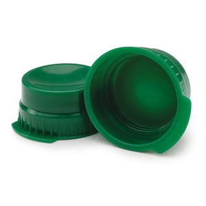 Marketlab Single-Tab Tube Caps 16mm, Green Marketlab Single-Tab Tube Caps 16mm, Green