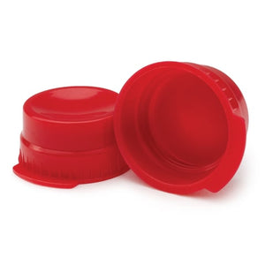 Marketlab Single-Tab Tube Caps 16mm, Red Marketlab Single-Tab Tube Caps 16mm, Red