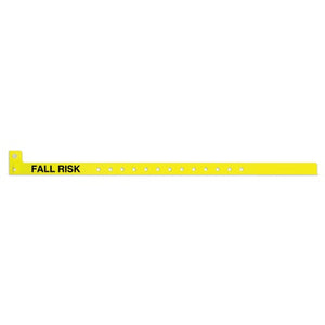 Alert Thin Bands Fall Risk, Yellow PK500 Alert Thin Bands Fall Risk, Yellow PK500