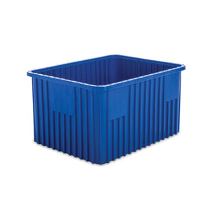 Dividable Storage Box, 22.5"L x 17.5"W x 12"H Blue Dividable Storage Box, 22.5"L x 17.5"W x 12"H Blue