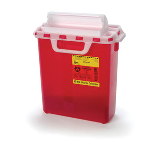 Sharps Containers, 3gal BD Sharps Basket 13.5"W x 5"D x 15.75"H Sharps Containers, 3gal BD Sharps Basket 13.5"W x 5"D x 15.75"H
